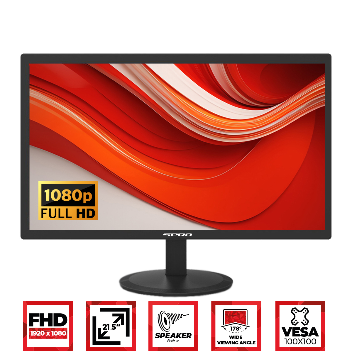 SPRO HDMIMONITOR-22-K Full HD monitor