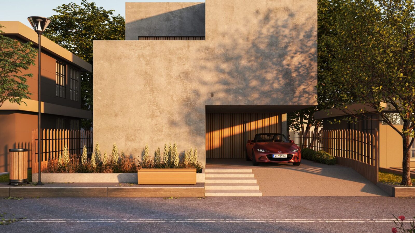 Woning met garage als aandachtspunt voor inbraakbeveiliging